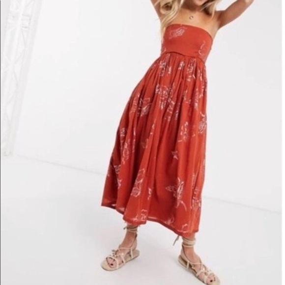 STRAPLESS BACKTIED BAJA BABE DRESS - Picture 3 of 5